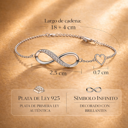 Pulsera Infiné® — Plata 925 ·Para la persona que el universo puso en tu camino.